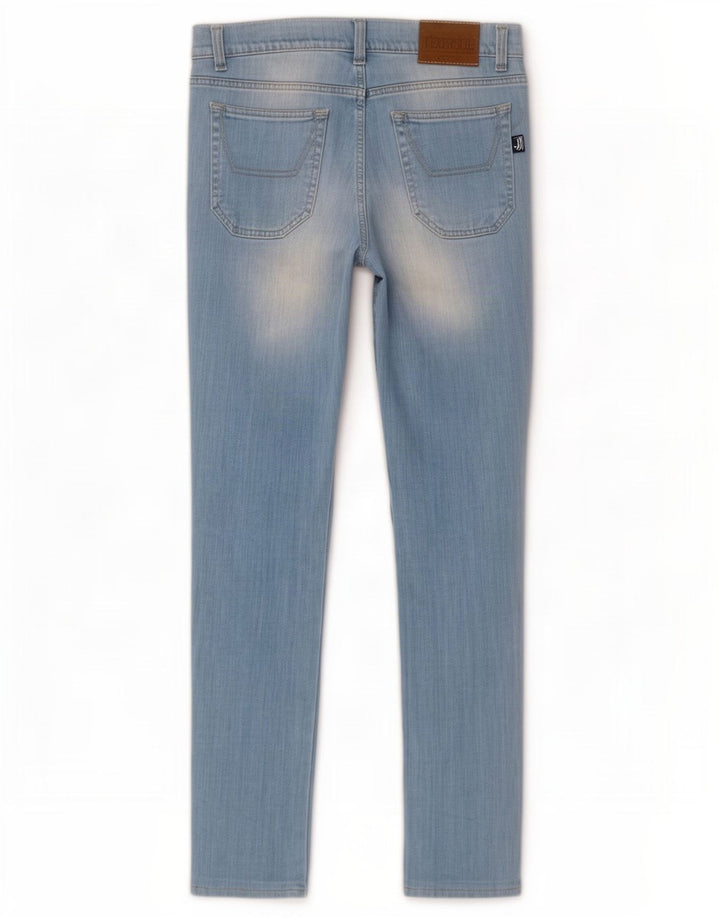 Jeckerson Vaqueros ajustados para hombre W36 L30 Algodón azul