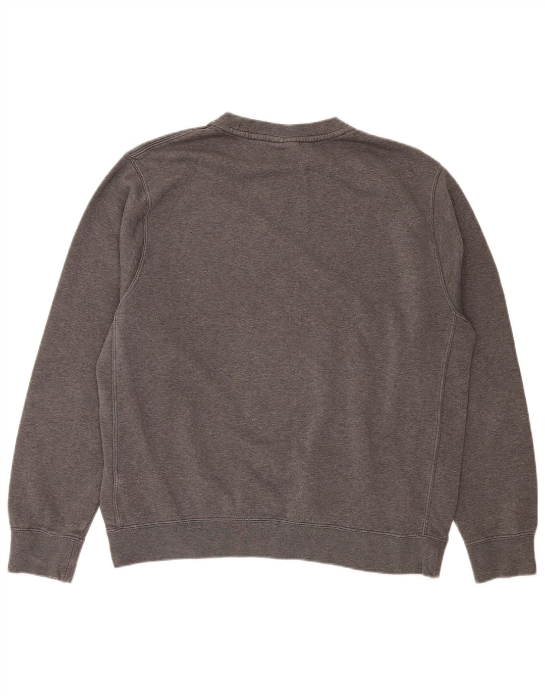 NIKE Mens Sweatshirt Jumper Large Grey Cotton