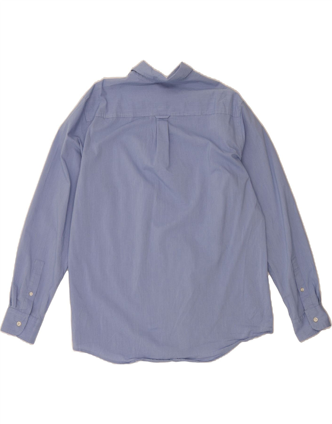 CHAPS Mens Shirt Large Blue Gingham Cotton Vintage Chaps and Second-Hand Chaps from Messina Hembry 