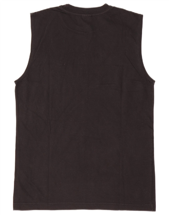 Nike - Camiseta sin mangas para hombre, talla pequeña, algodón negro