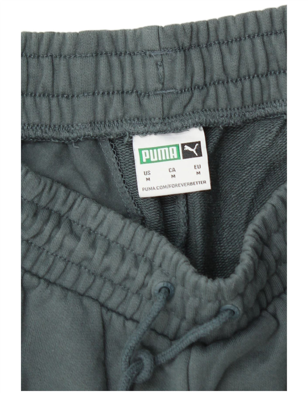 PUMA Pantalones cortos deportivos para hombre de algodón verde medio