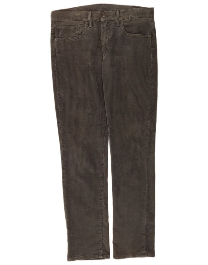 Levi's Hombre 511 Pantalones de pana delgados W32 L32 Gris