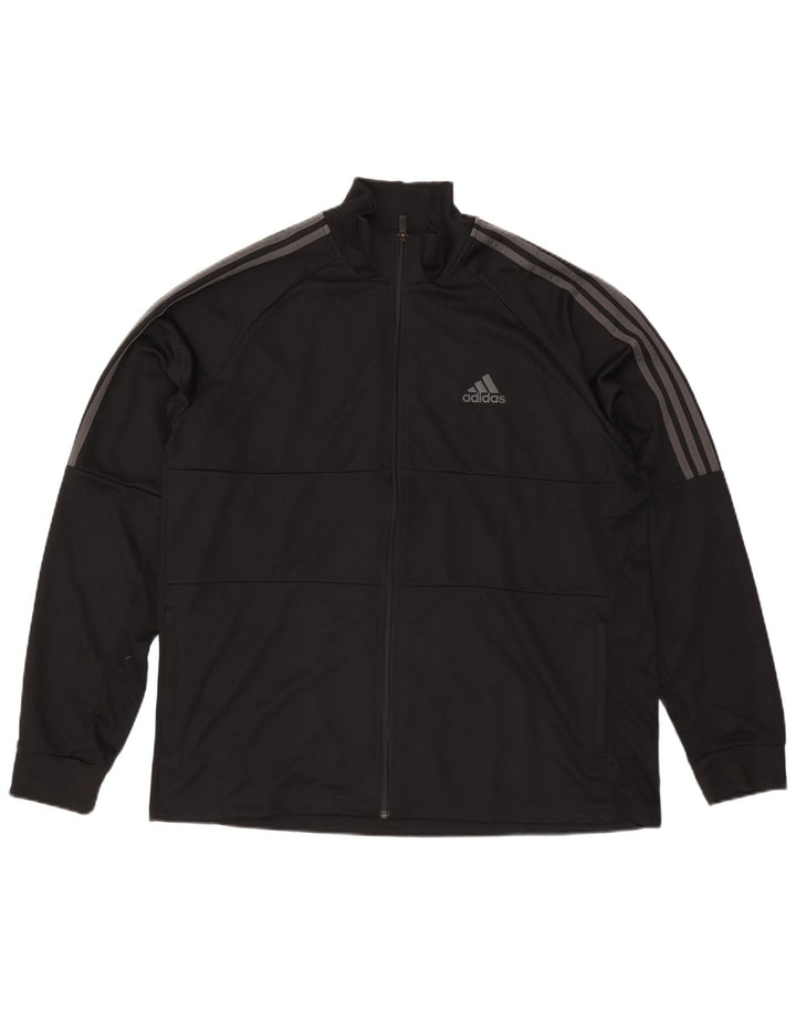 Adidas Hombre Aeroready Chándal Top Chaqueta 2XL Negro Poliéster