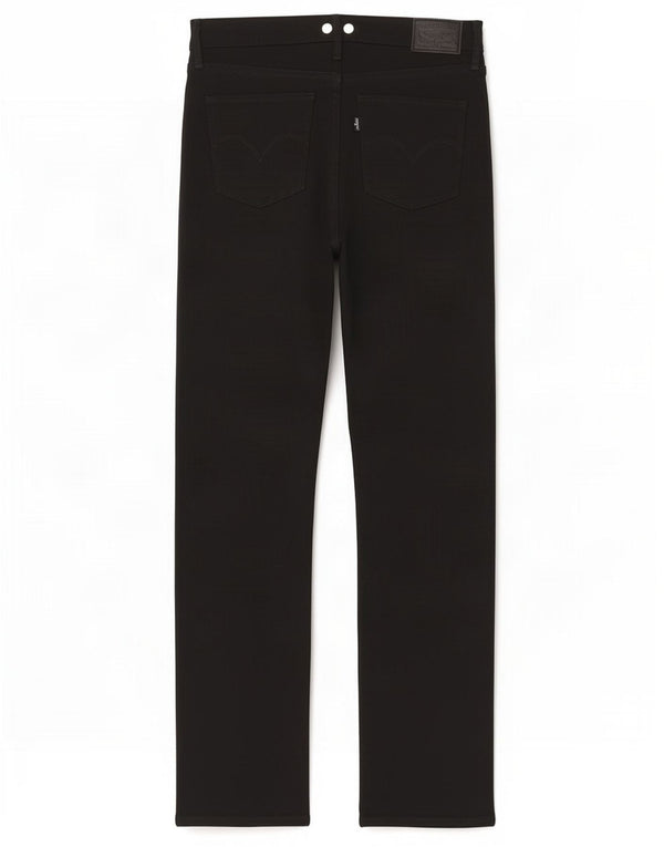 Levi's Mujer 314 Shaping Straight Jeans W28 L30 Algodón Negro