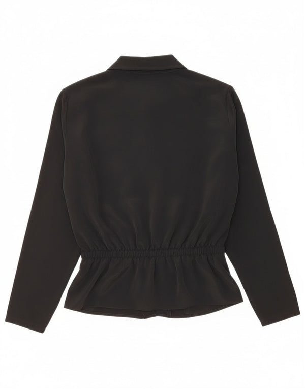 LOLA Blusa de manga larga para mujer UK 42 Medium Black