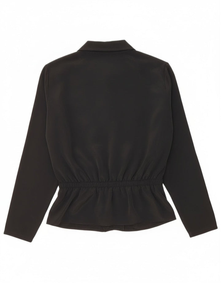LOLA Blusa de manga larga para mujer UK 42 Medium Black