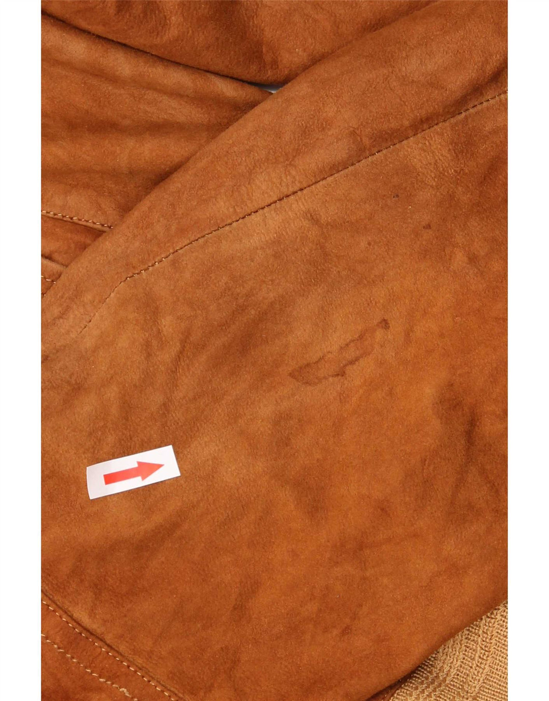 Vintage hombres ante bomber chaqueta IT 52 XL marrón colorblock