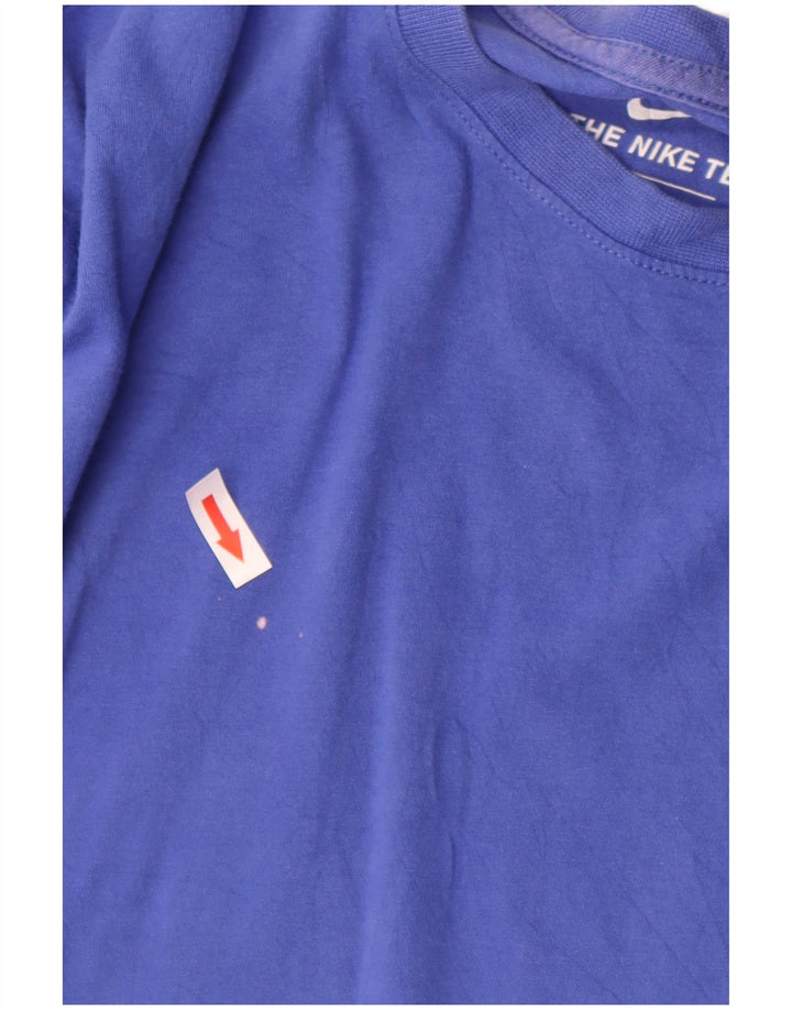 Nike Camiseta para mujer Top UK 46 Large Azul Algodón