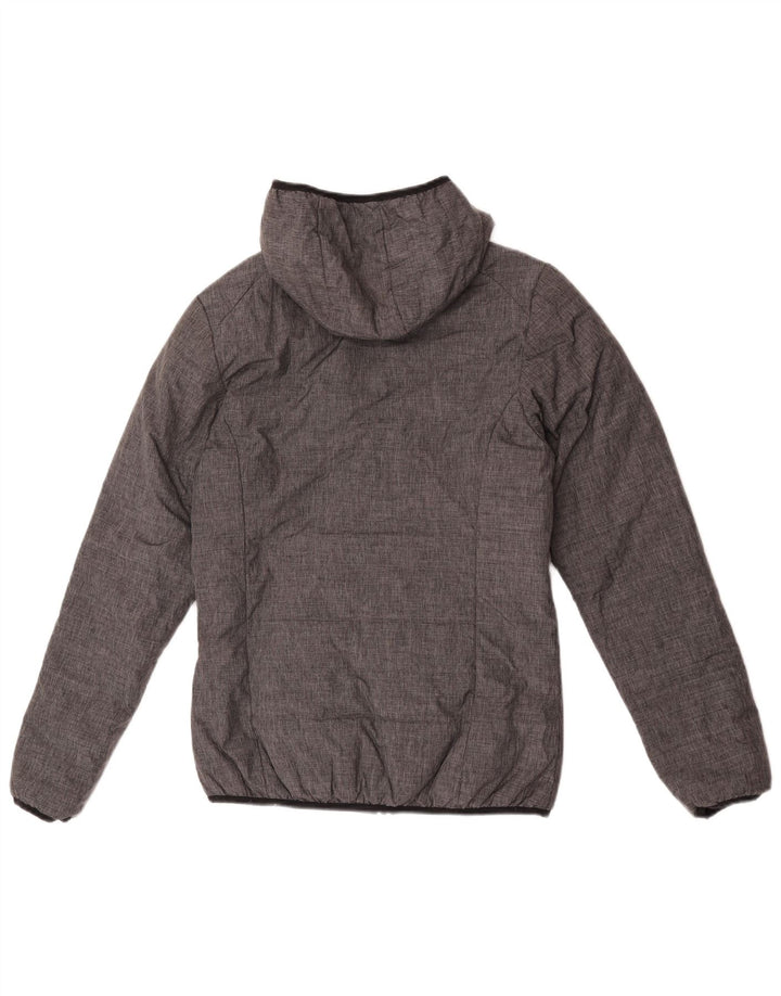 Chaqueta acolchada reversible con capucha para mujer Ellesse UK 10 Small Grey Nylon