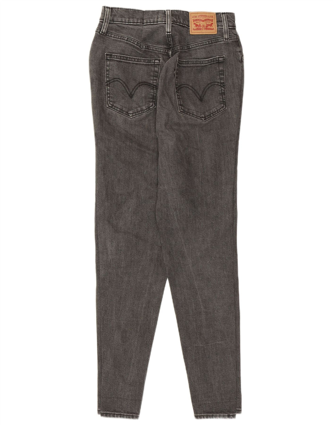 LEVI'S Vaqueros pitillo 501 para mujer W29 L29 Algodón gris