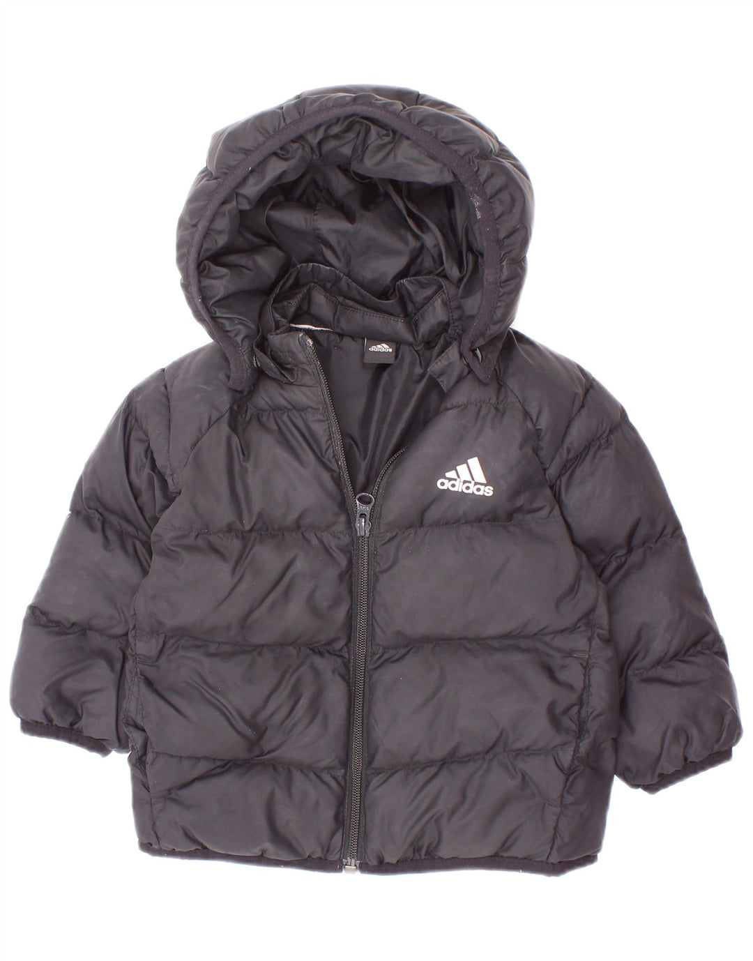 Adidas Chaqueta acolchada con capucha para niño 3-4 años negro