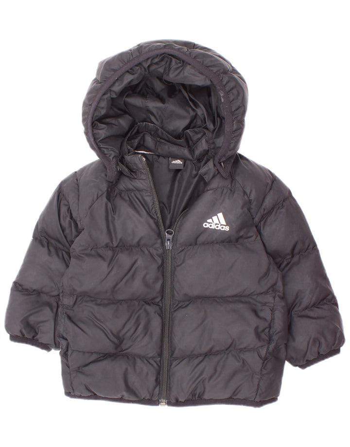 Adidas Chaqueta acolchada con capucha para niño 3-4 años negro