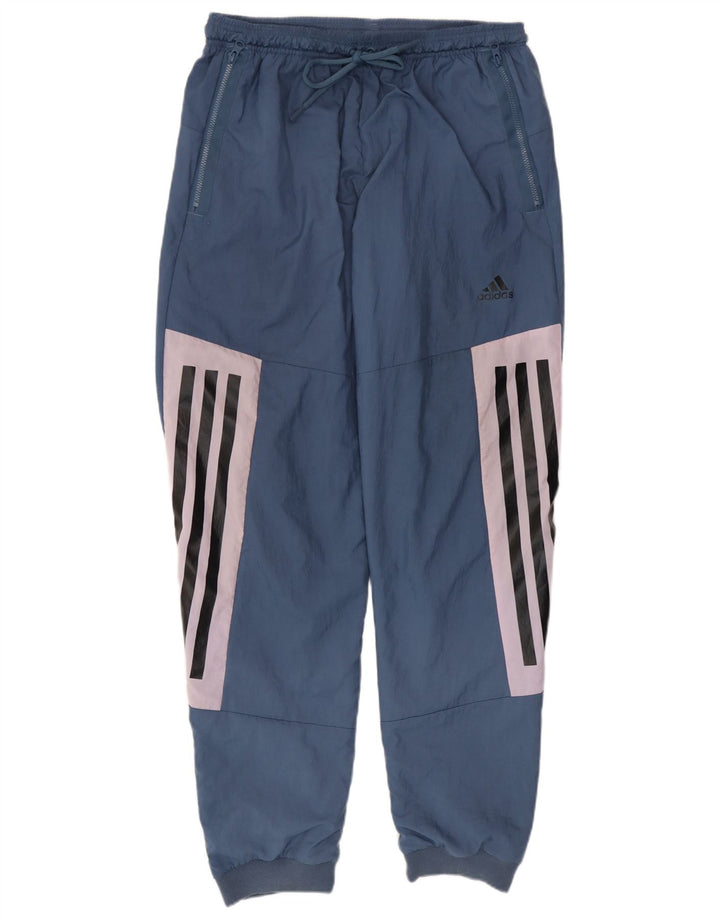 Adidas Hombre Pantalones De Chándal Joggers Azul Medio Poliéster Deportes