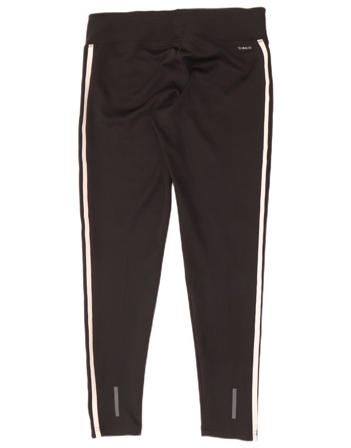 Adidas Leggings Climalite para mujer Reino Unido 12/14 Mediano Negro Poliéster