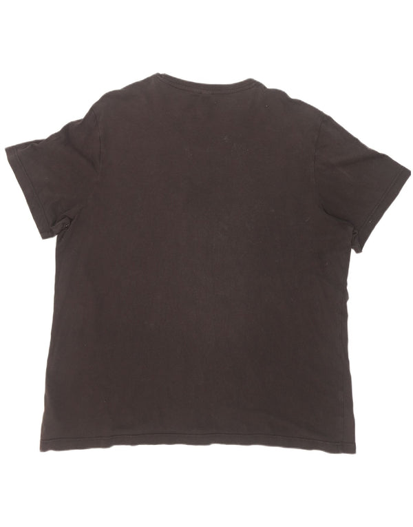 Adidas Hombre Camiseta Gráfica Top XL Algodón Negro
