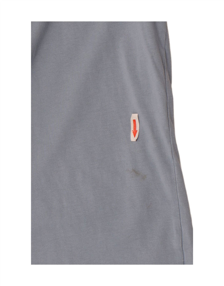 Puma Camiseta gráfica para hombre Top Small Blue Colourblock