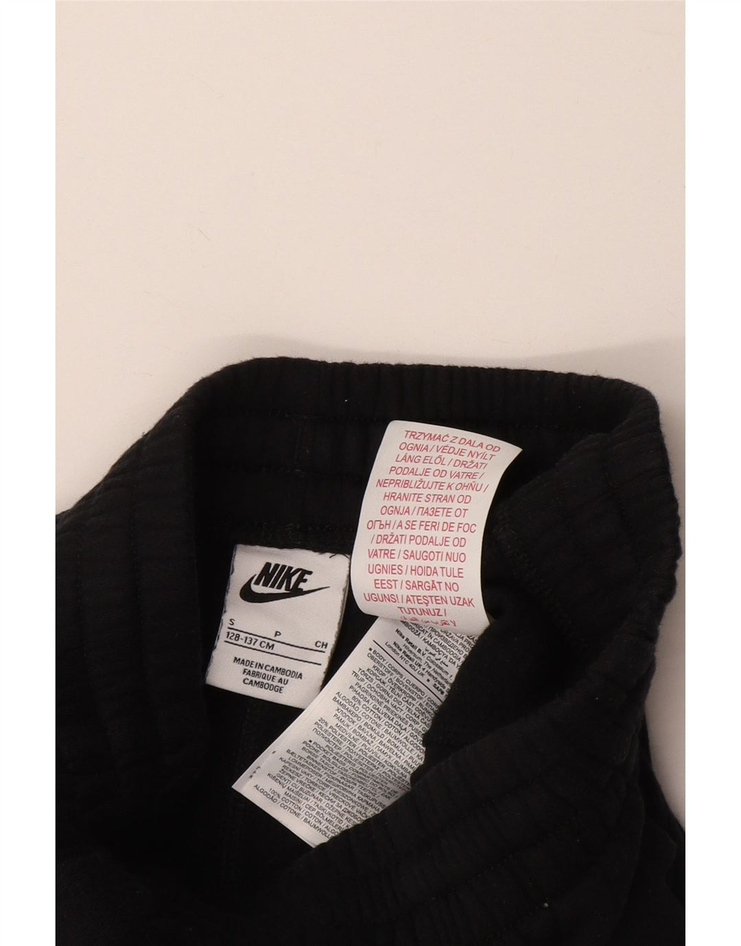 NIKE Pantalones de Chándal para Niños Joggers 8-9 Años Small Negro