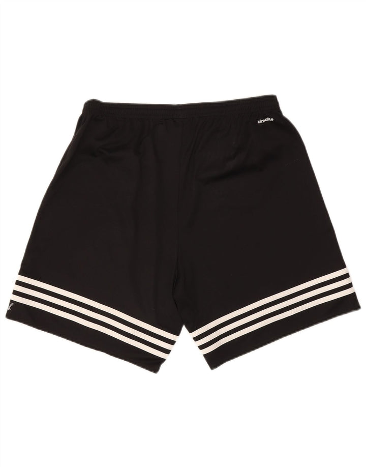 Adidas Mens Climalite Sport Shorts Grande Negro Poliéster