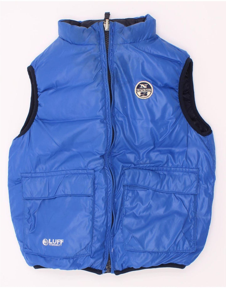 North Sails Chaleco acolchado reversible para niño 3-4 años Azul marino Poliéster