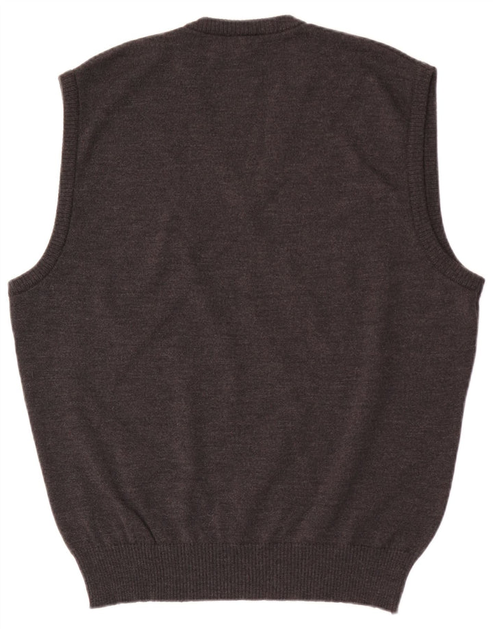Marz - Camiseta sin mangas para hombre, talla 54, lana gris grande