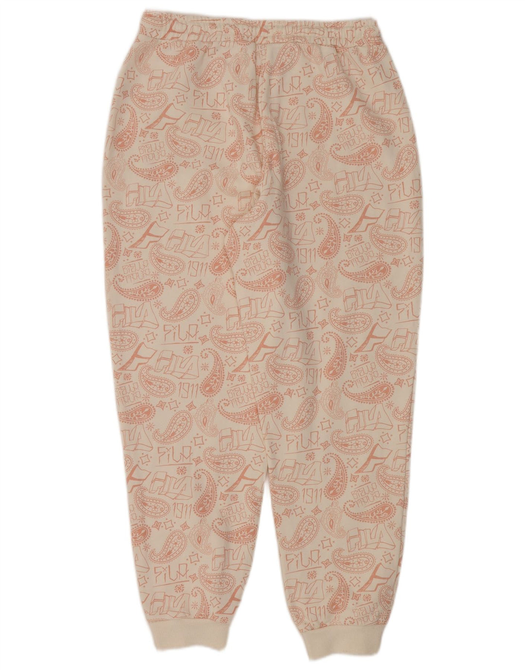 Fila Chándal completo extragrande gráfico para mujer UK 40 Medium Off White Paisley