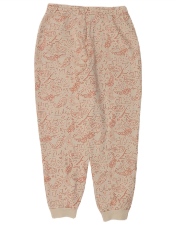 Fila Chándal completo extragrande gráfico para mujer UK 40 Medium Off White Paisley