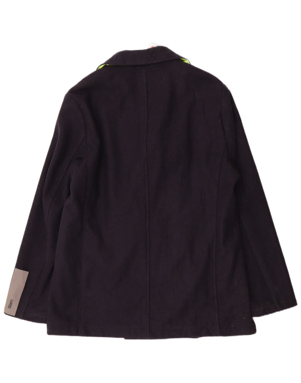 Slam Chaquetón para hombre UK 42 XL Lana azul marino