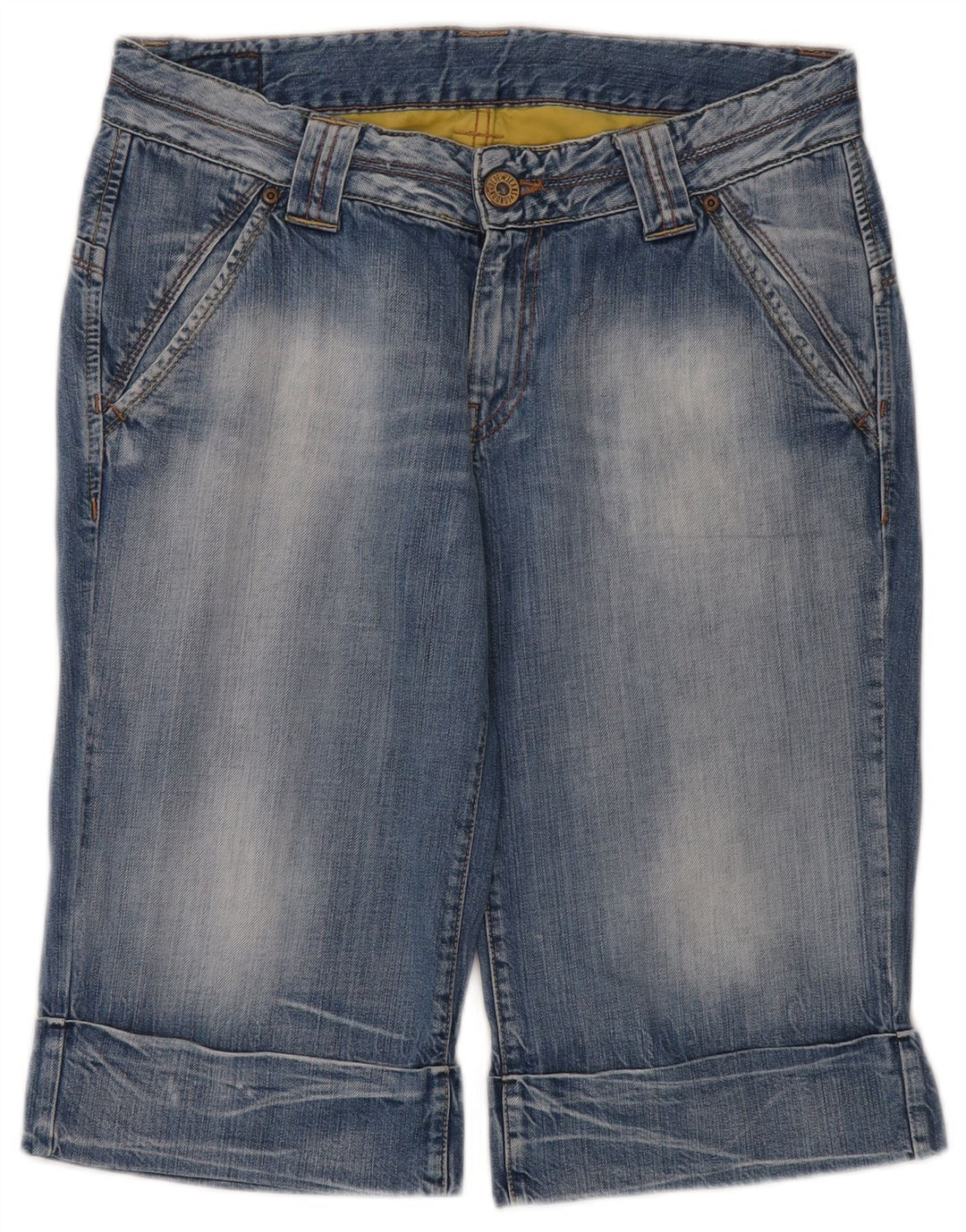 PEPE Jeans Bermudas Vaqueras Hombre W31 Azul Medio Algodón