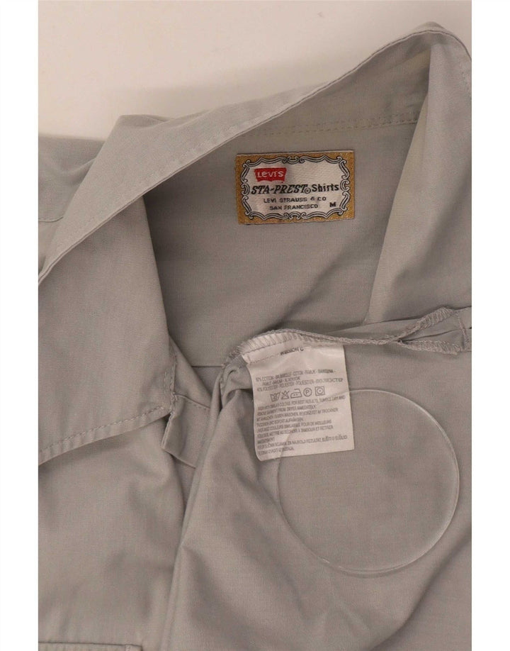 Camisa Levi's Hombre Manga Corta Algodón Gris Medio