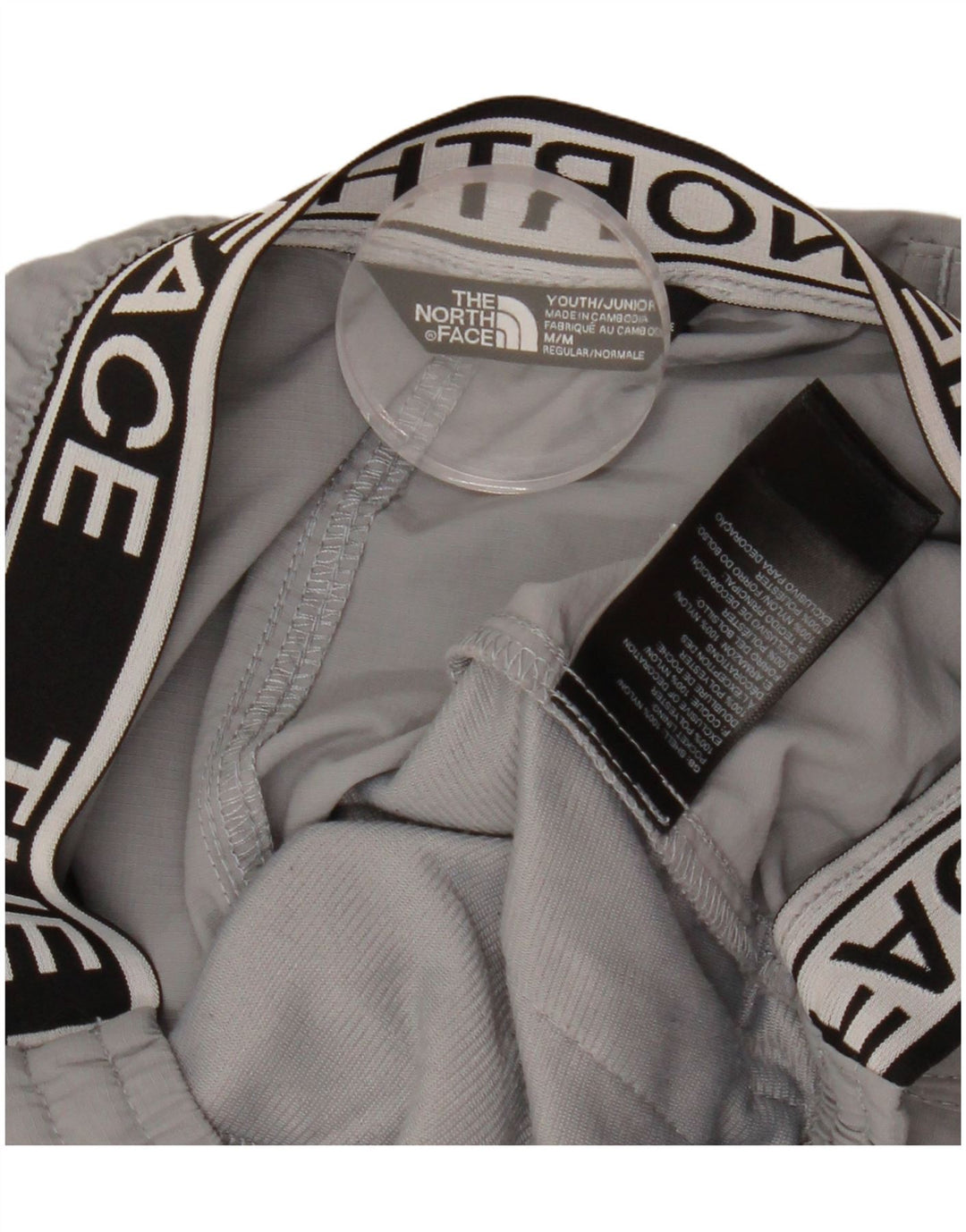 THE NORTH FACE Pantalones cargo con gráficos para niños 9-10 años Medium W24 L24 Gris