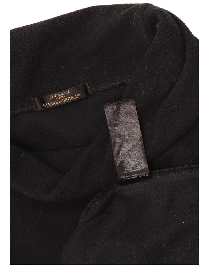Marks & Spencer Jersey de Forro Extragrande para Mujer UK 40 XL Poliéster Negro