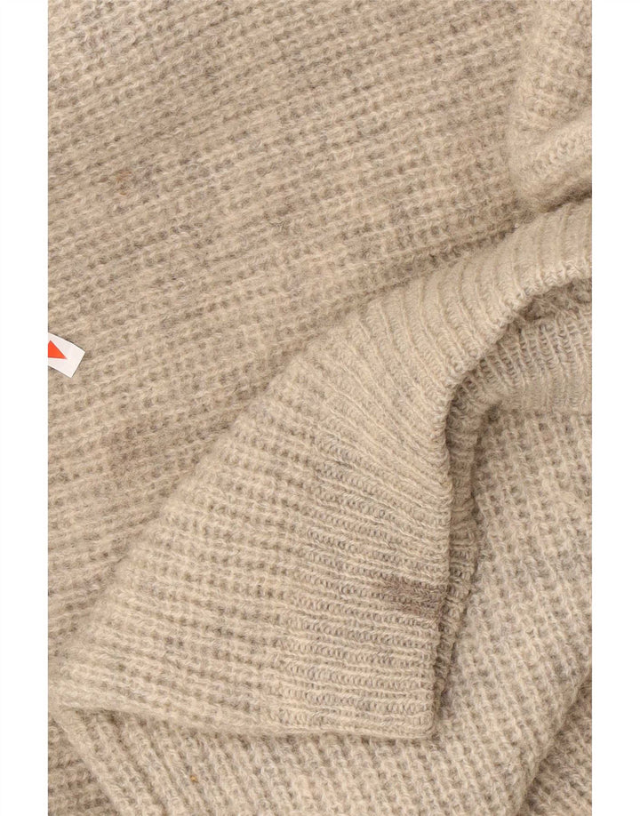 O'Neill Suéter tipo jersey con cuello tipo polo para hombre, tamaño grande, gris, a rayas