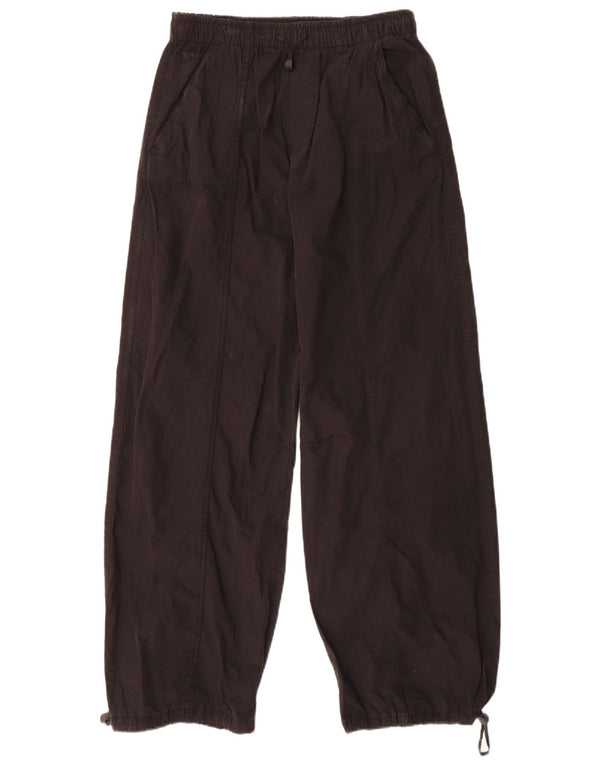 Zara Mujer Pantalones Casuales De Corte Holgado XS W24 L30 Negro