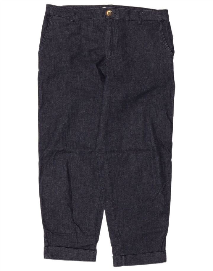Zara Mujer Pantalones Cortos EU 40 Medium W30 L25 Azul Marino