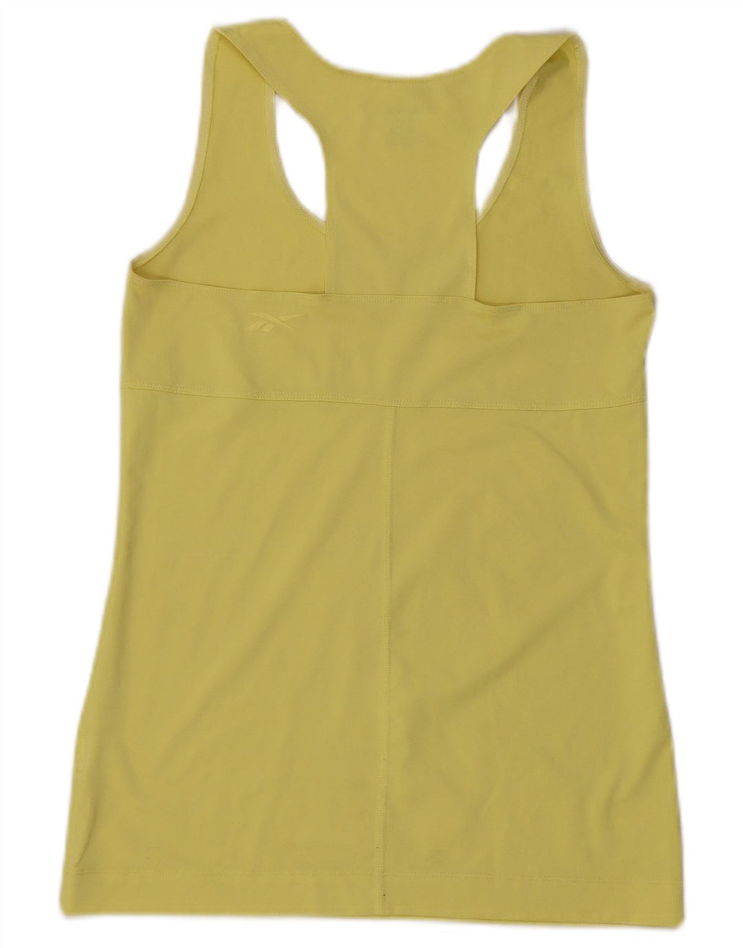 Reebok Mujer Chaleco Top UK 12 Medio Amarillo Poliéster