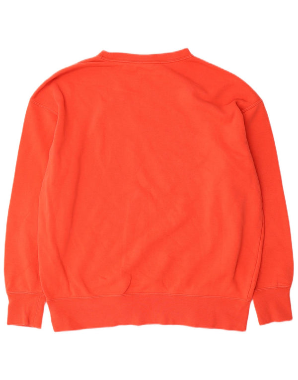 Nike - Sudadera de gran tamaño con gráfico para mujer, talla 6, XS, algodón naranja