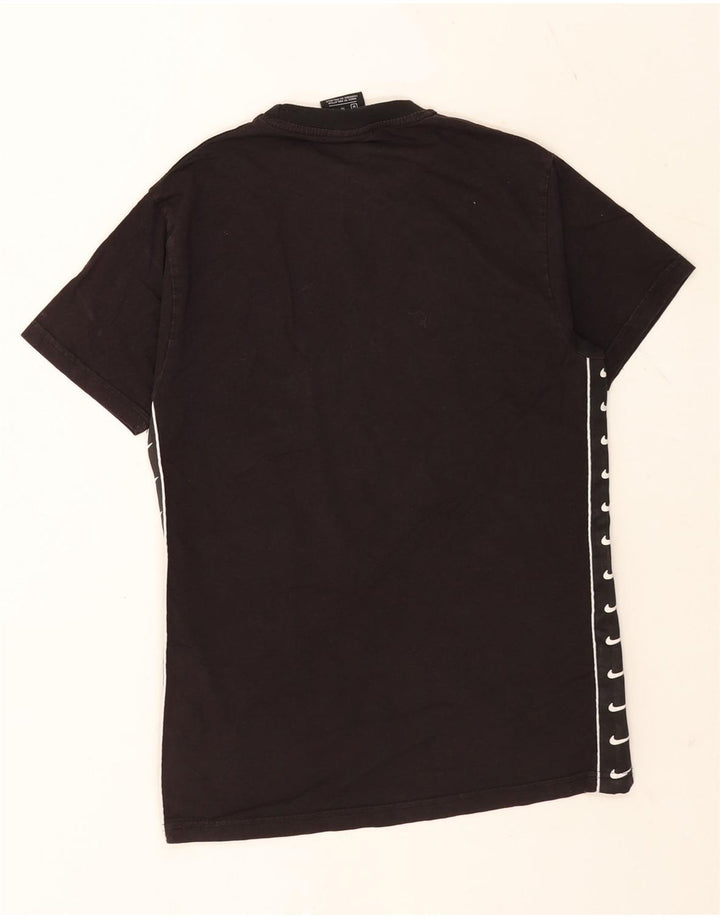 Nike Camiseta gráfica para hombre Top mediano de algodón negro