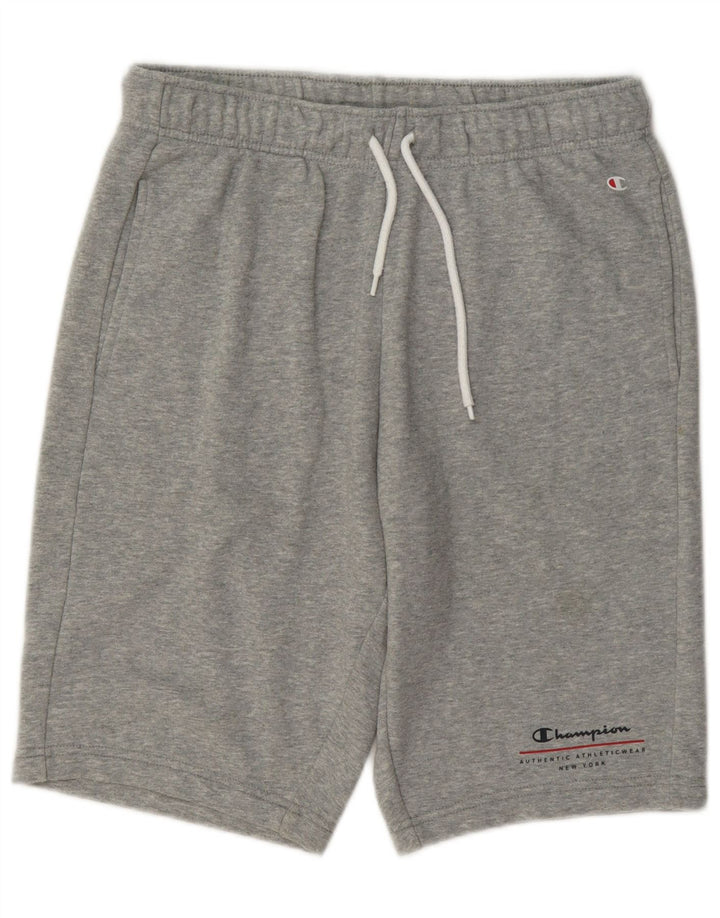 Champion Shorts Deportivos Para Hombre Gris Medio Moteado