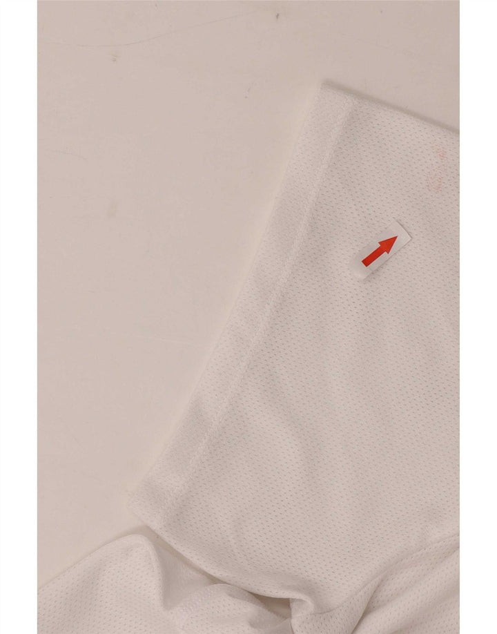 Camiseta Nike Dri Fit para hombre Top XL Poliéster blanco