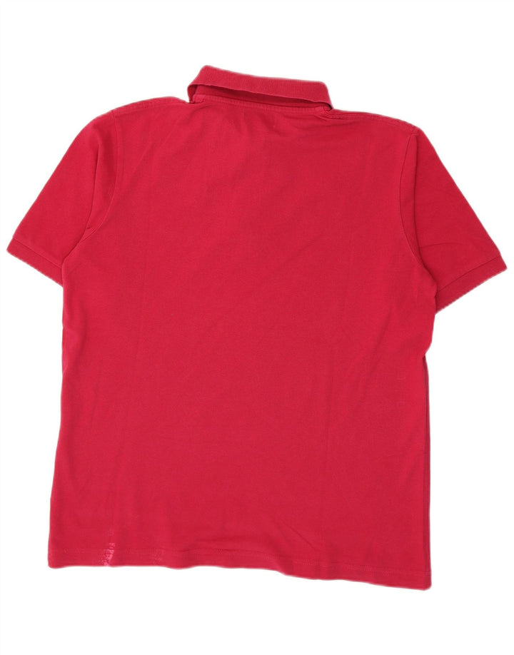 Polo Kappa Hombre Grande Rosa Algodón