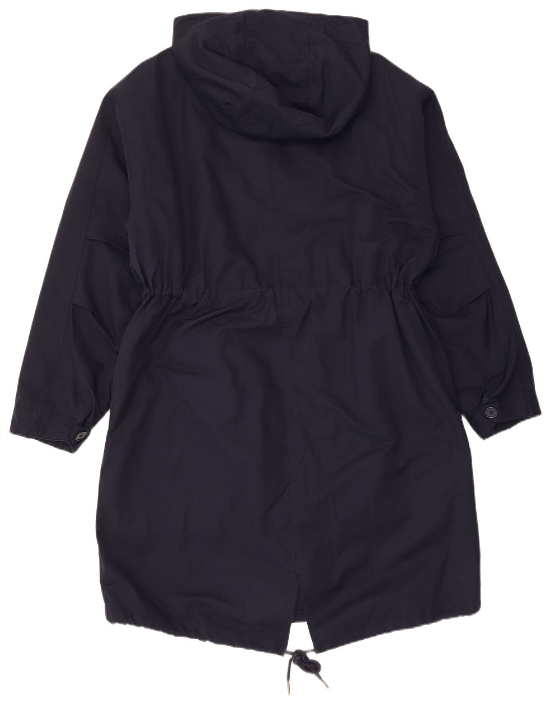 Marks & Spencer Chaqueta Parka con Capucha para Mujer UK 40 Mediano Azul Marino Poliéster