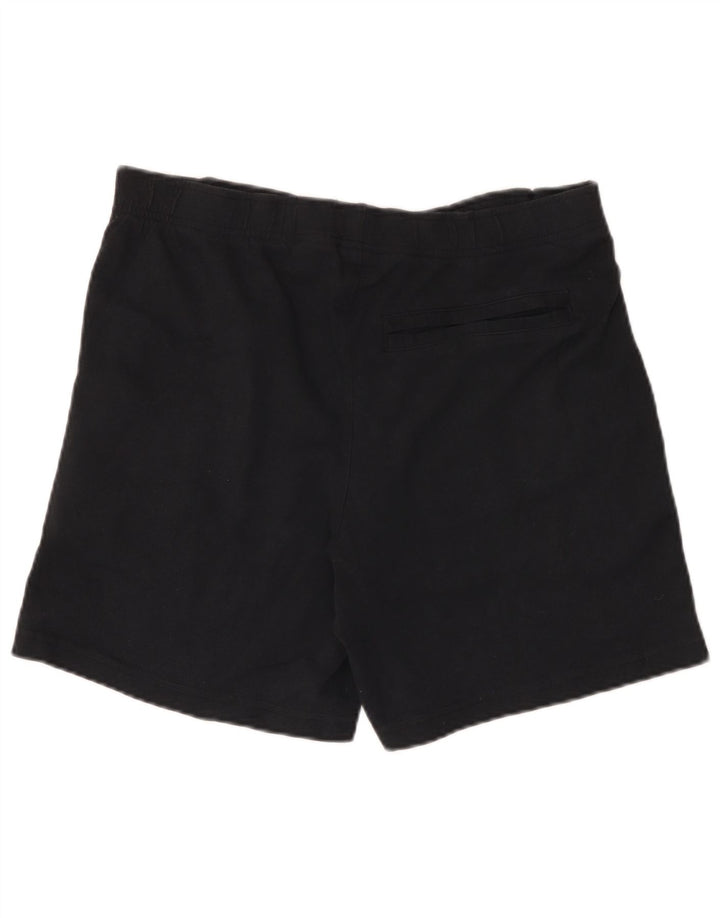 Nike - Pantalones cortos deportivos para hombre, talla grande, algodón negro