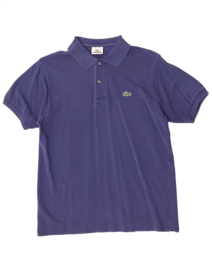 Polo Lacoste para hombre talla 3 mediano algodón azul marino