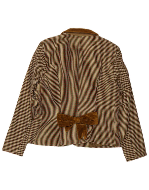 Moschino Chaqueta Blazer Barata y Elegante para Mujer UK 42 Medium Beige Classic