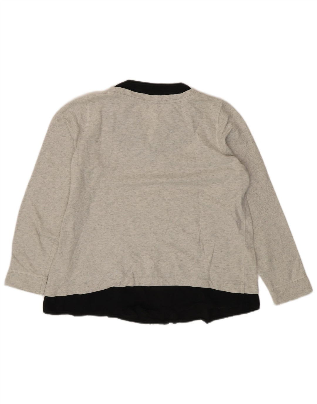 Marks & Spencer Sudadera tipo jersey para mujer UK 46 Grande Gris Colorblock