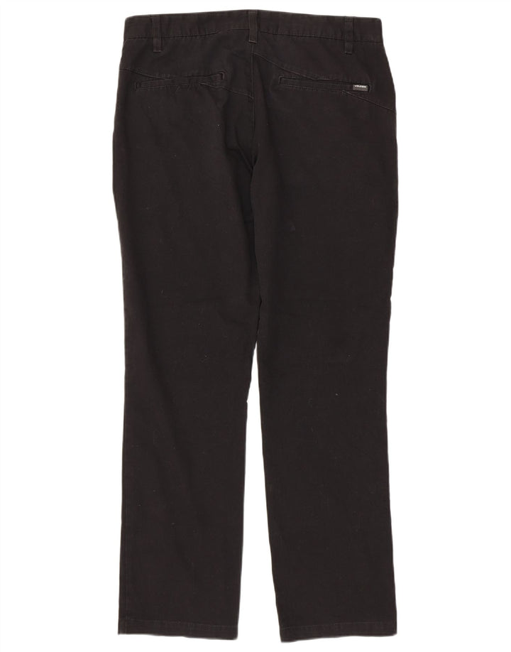 Pantalón chino recto Volcom para hombre W32 L30 Algodón negro
