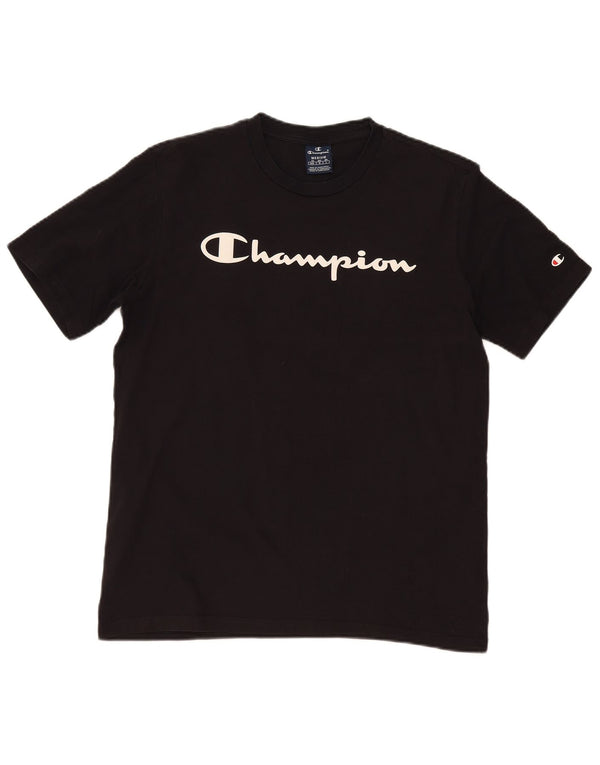 Champion Camiseta Gráfica para Hombre Top Mediano Negro
