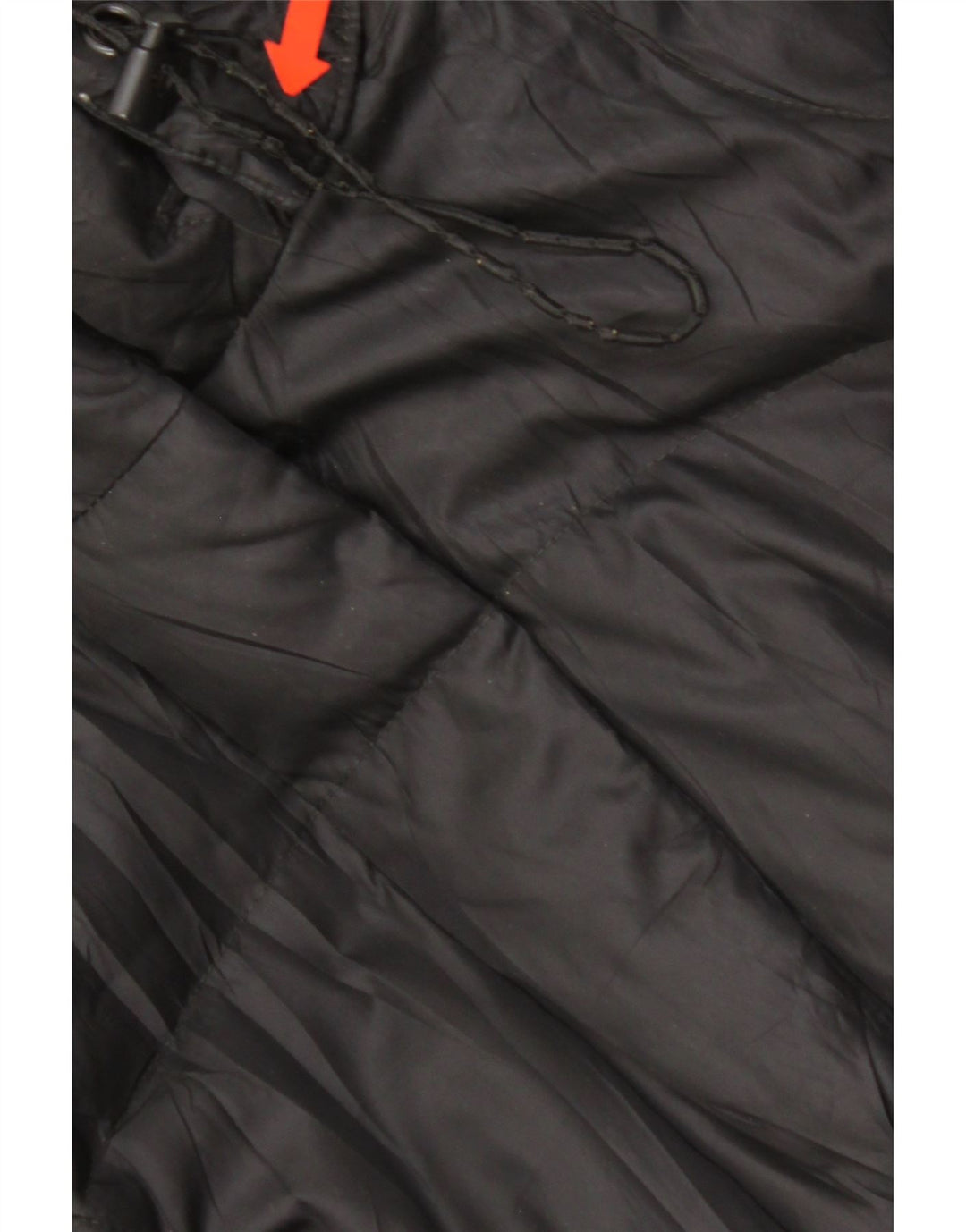 Eddie Bauer Abrigo acolchado con capucha para mujer UK 44 Poliéster negro mediano