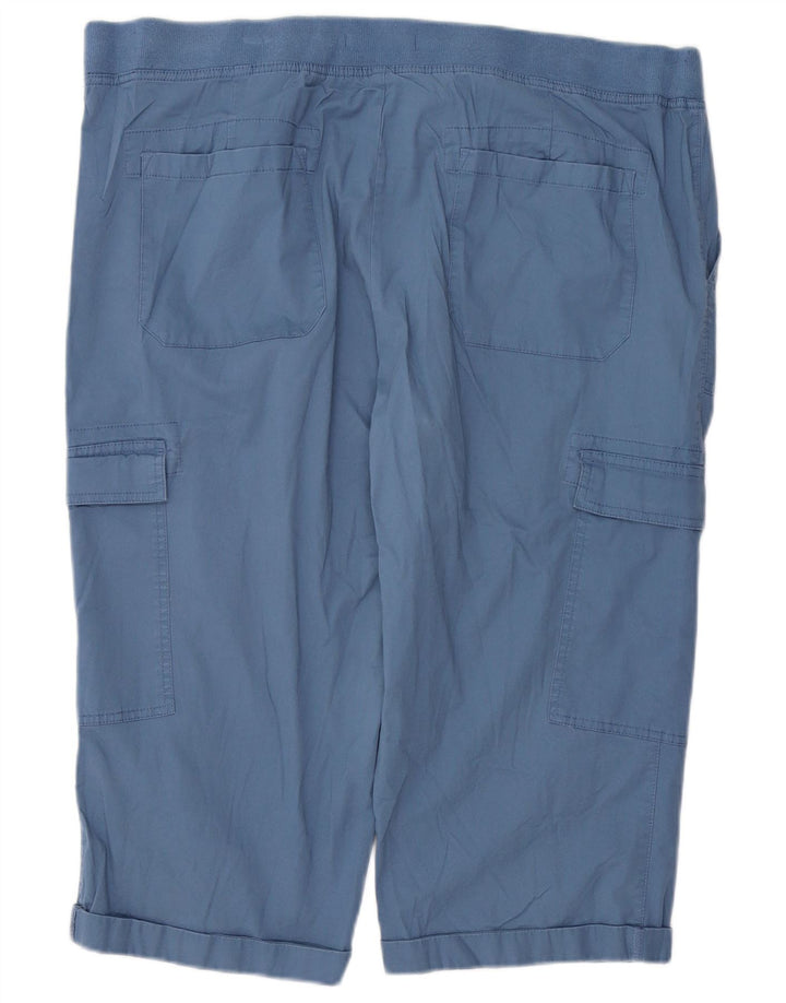 CHAPS Pantalones capri cargo para mujer 2XL W42 L19 Algodón azul
