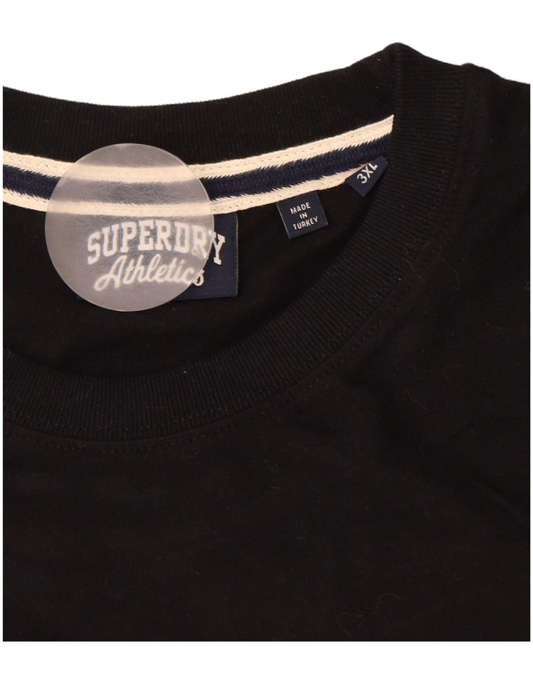 SUPERDRY Camiseta Hombre Top 3XL Algodón Negro